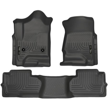 HUSKY LINER 14-17 SILVERADO/SIERRA 1500/2500/3500 DOUBLE CAB FRONT/2ND SEAT LINERS 98241